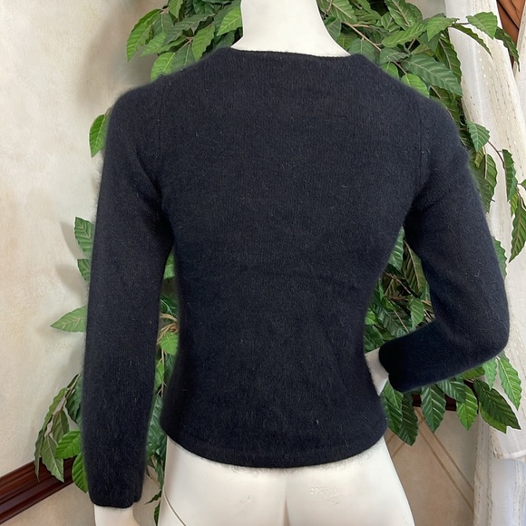 ANGORA YARN BEAD EMBELLISHED SWEATER - Picture 5 of 8